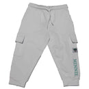 White Print Track Pant-1