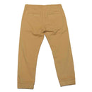 Beige Elastic Waist Jogger-2