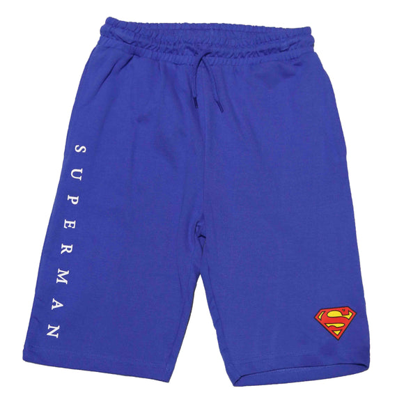 Blue Superman Active Shorts