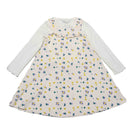 Yellow 2 Pc Dress Tshirt With Accessories-2