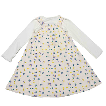 Yellow 2 Pc Dress Tshirt With Accessories REDTAG