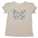 Beige Print Tshirt-1