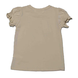 Beige Print Tshirt - 0