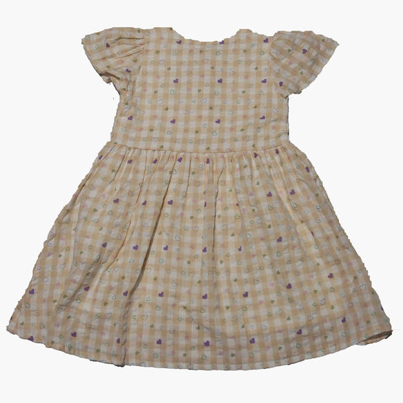 Orange Front Open Dress