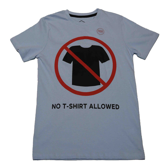 Sky Blue Short Sleeve Graphic Tshirt