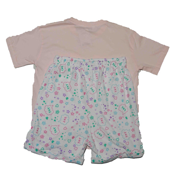 Pink 2pc set with Oversize Pant