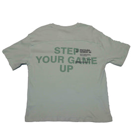 Green Front And Back Print Oversize Tshirt - 0
