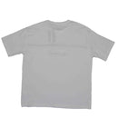 White Cut And Sewn Oversize Tshirt-2