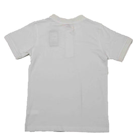 White Zip Neck Polo - 0