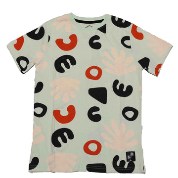 Olive Green Print Tshirt REDTAG