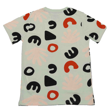 Olive Green Print Tshirt REDTAG