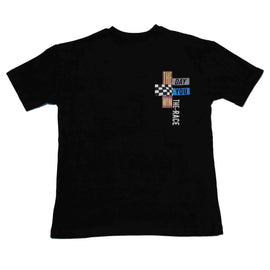Black Oversize Hd Print Tshirt