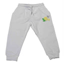 White Embroidery Track Pant-1