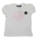 Pink Lace Skirt With White Tshirt Set-2