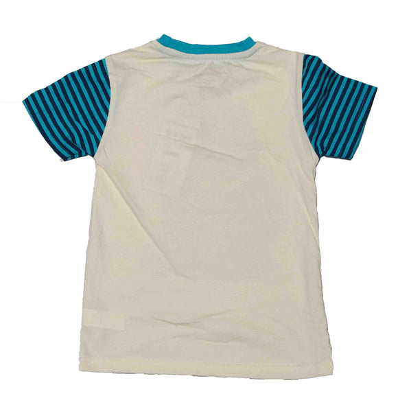 Biege Print Short Sleeve Tshirt With Long Pant