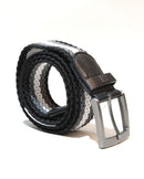 Grey And White Elastic Belt-1