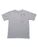 Grey Mel Camp Fire Pocket Tee-1