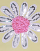 Yellow Placement Pritn With Chiffon Work T Shirt-3