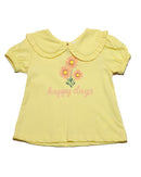 Yellow Peterpan Collar Blouse-1