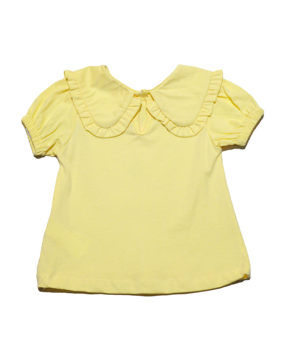 Yellow Peterpan Collar Blouse