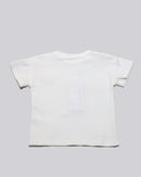White Crochet Applique Tshirt-2