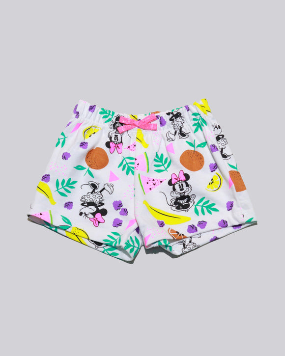 White Mini Mouse Fruits Casual Set