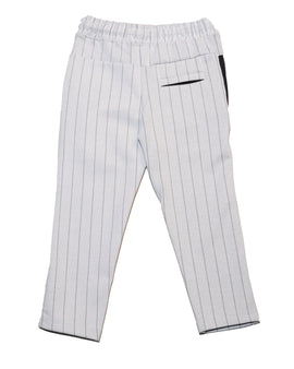 White Trouser With Grey Stripe - 0