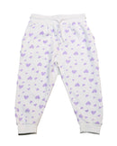 White Heart Aop Track Pant-1