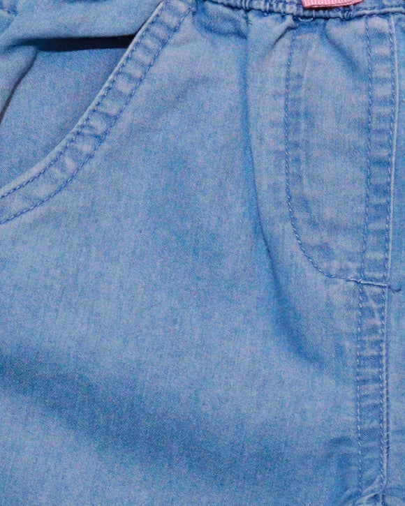 Light Wash Solid Harem Jeans Light