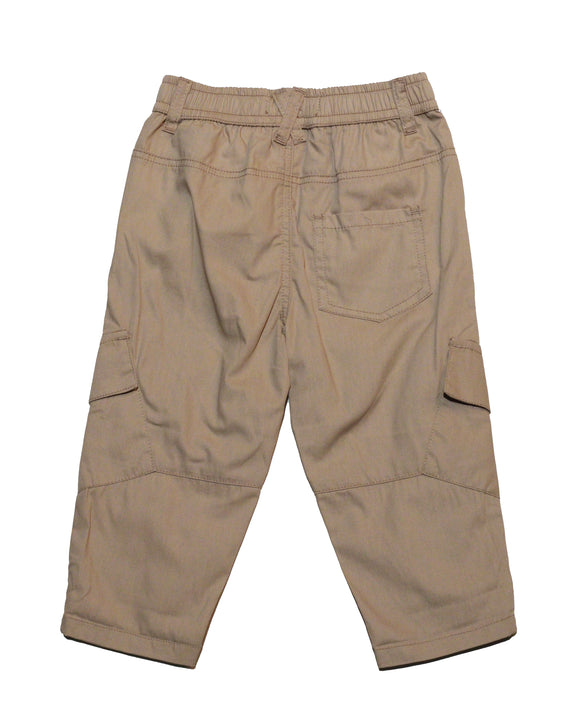Stone Cargo Pant With Pull On