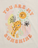 White Cat Placement Print T Shirt-3