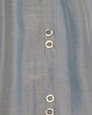 Denim Shinny Skater Woven Skirts-3