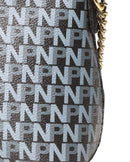 Black Monoram Messenger Bag-3