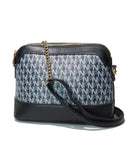 Black Monoram Messenger Bag-1