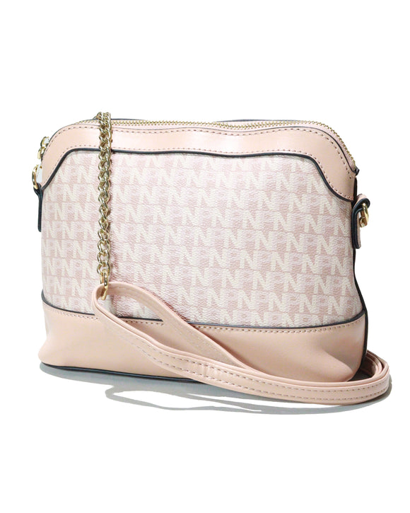 Pink Monogram Messenger Bag