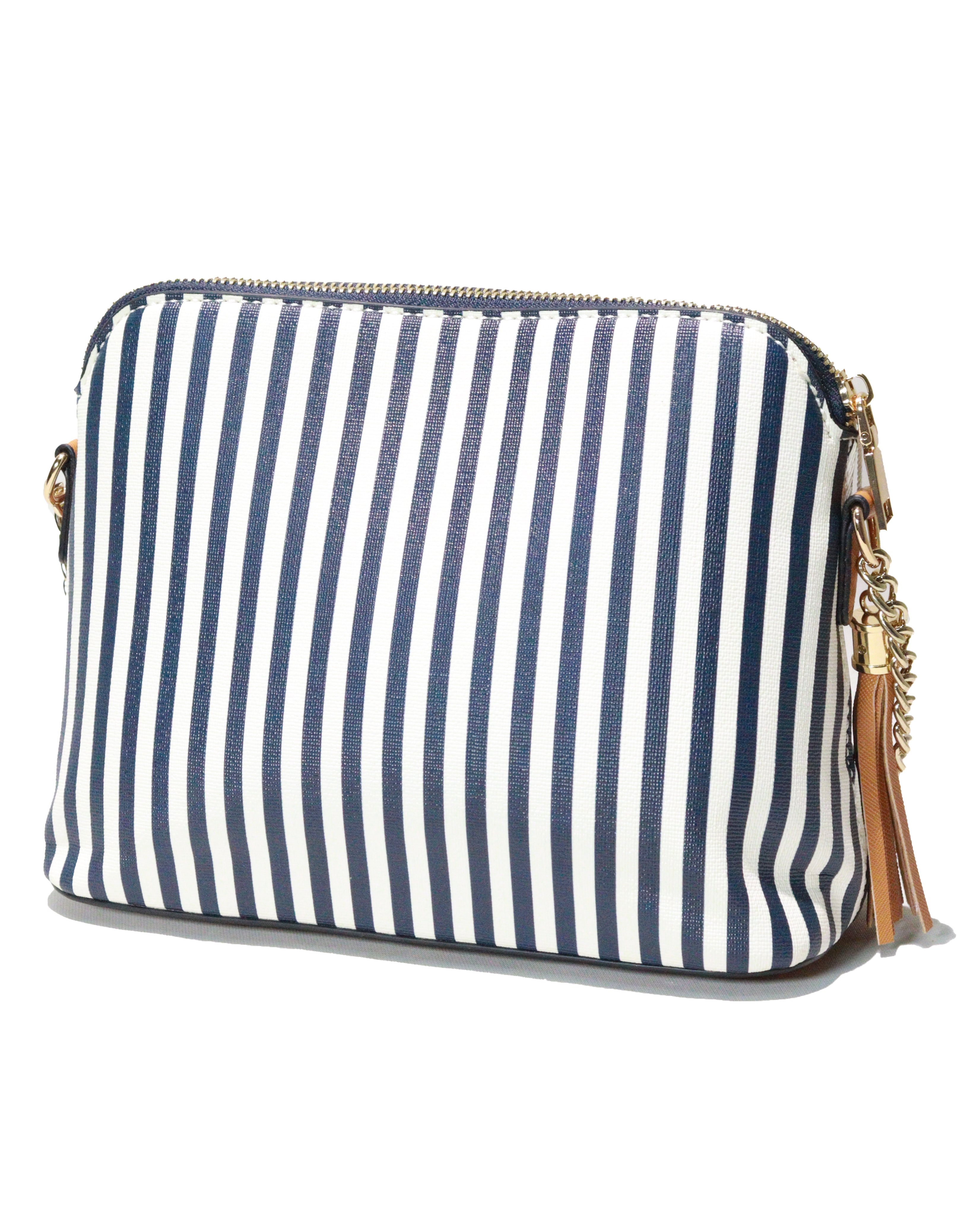 Navy and White Nautical Bag - 0