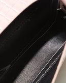 Pale Pink Texture Embellished Bag-4