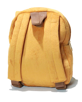 Brown Character Faux Fur Backpack | School Bags - 0