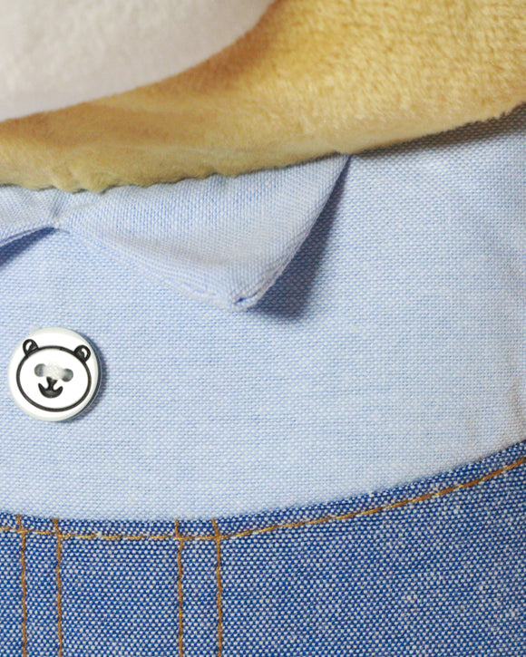 Blue  Character  Faux Fur Backpack | School Bags