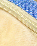 Blue  Character  Faux Fur Backpack | School Bags-4