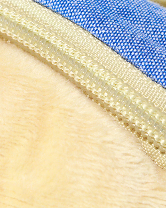 Blue  Character  Faux Fur Backpack | School Bags