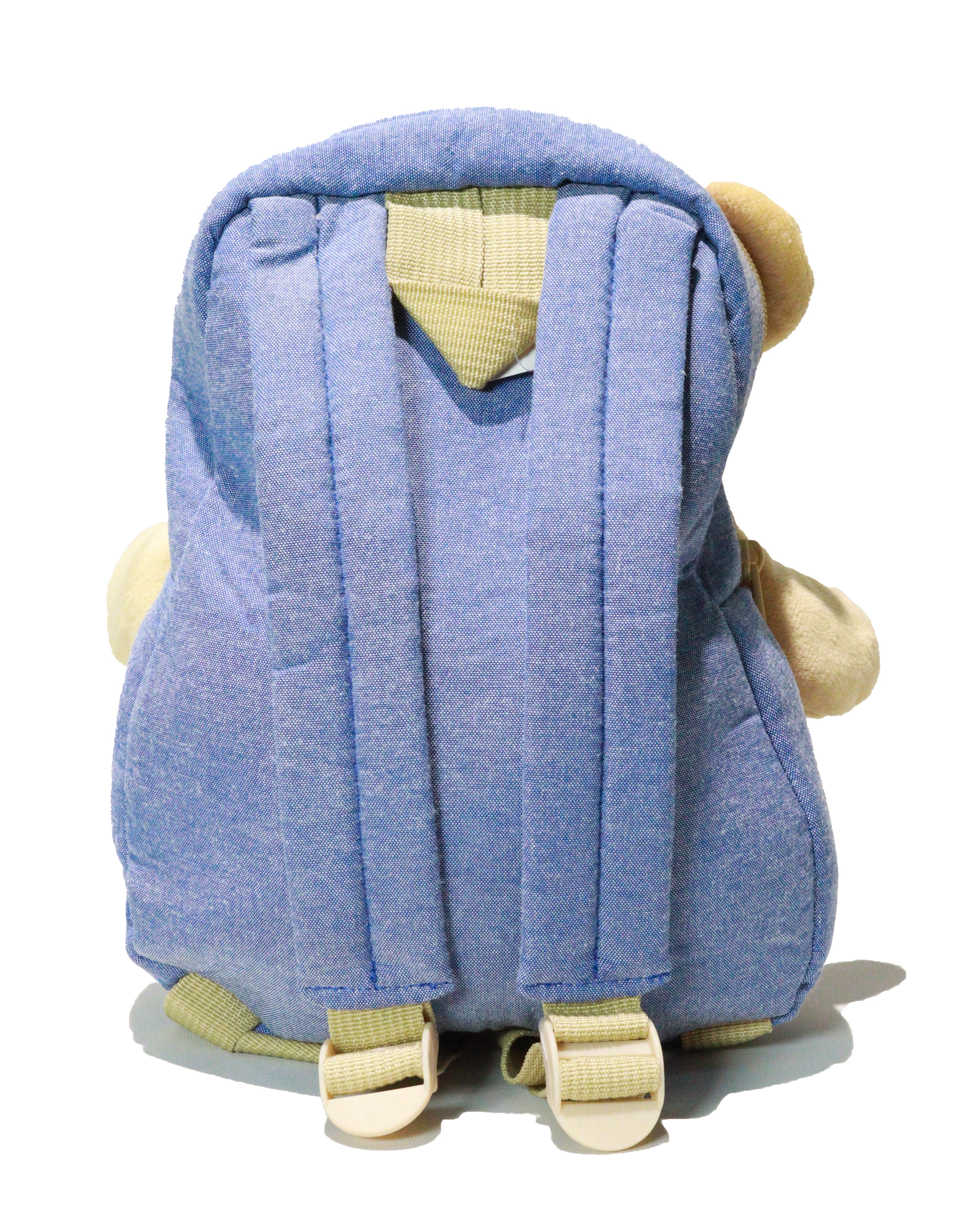 Blue  Character  Faux Fur Backpack | School Bags - 0