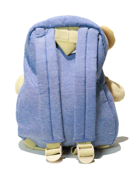 Blue  Character  Faux Fur Backpack | School Bags