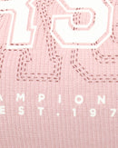 Mauve Rib Contrast T Shirt-2