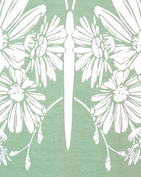 Green Printed T Shirt