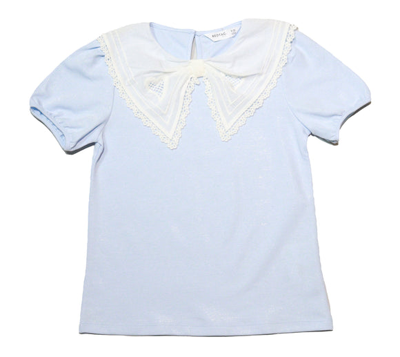 Blue Peterpan Collar Pale