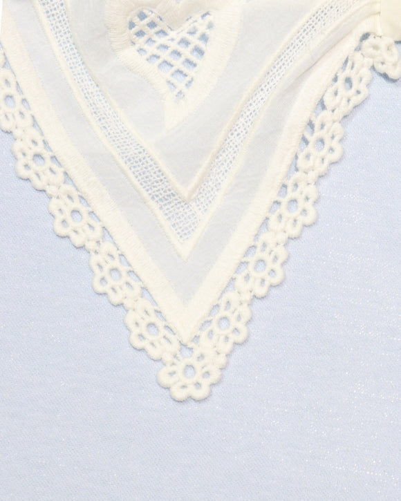 Blue Peterpan Collar Pale