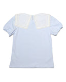 Blue Peterpan Collar Pale-2