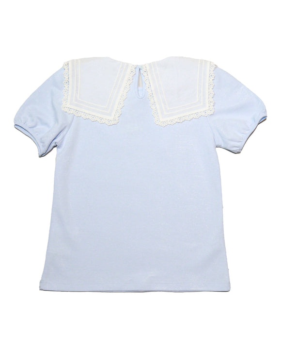 Blue Peterpan Collar Pale
