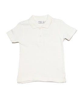 Bjr Short Sleeve Ivory Polo Tsh